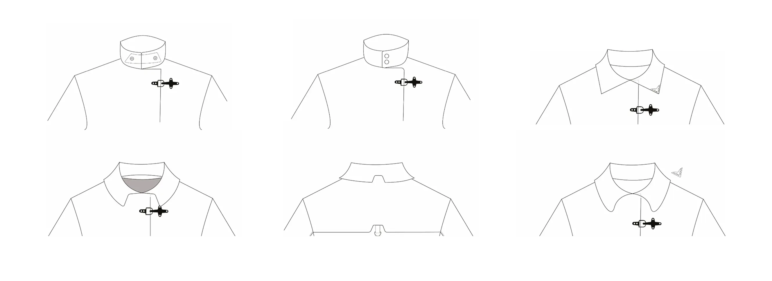 Uddrag af skitser fra designprocessen