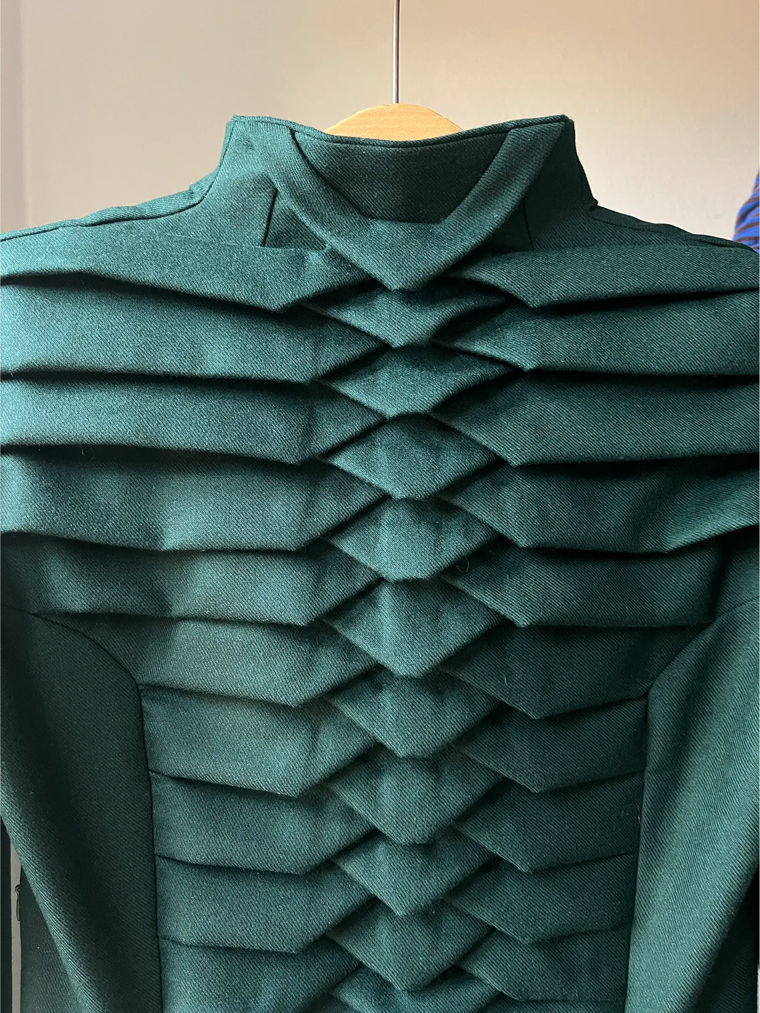 Rygbroderi - shadow foldings