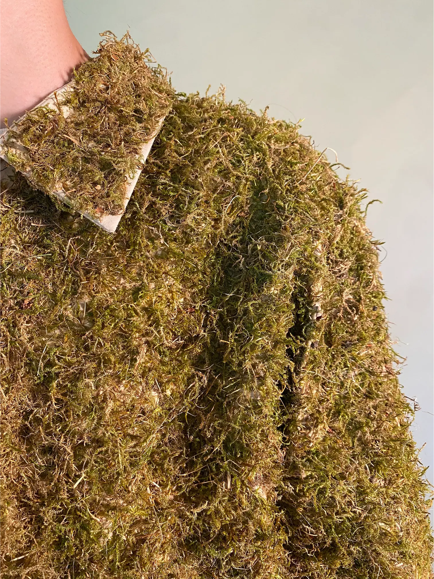 Skjortens påsyede mos